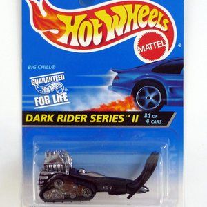 Hot Wheels Big Chill #400 Dark Rider Series II #1 of 4 Black Die-Cast 1996